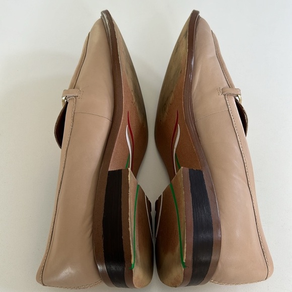 Franco Sarto Eda Bit Loafer With Metal Detail Slip On Tan Color Women’s size 9 - Picture 7 of 14